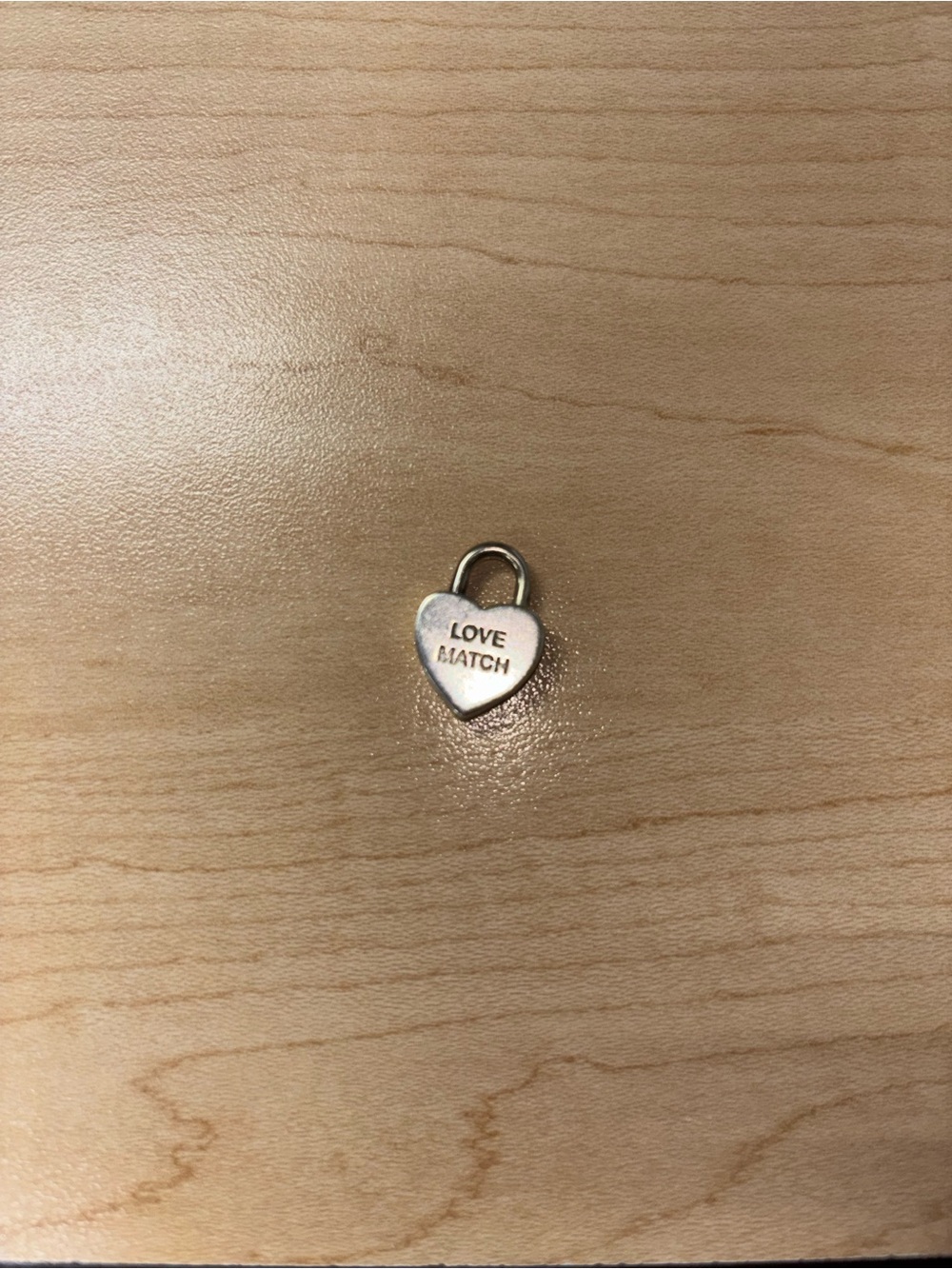 Tiffany & Co. 'LOVE MATCH' Heart Padlock Charm Retired